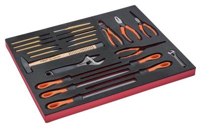 Bahco Foaminlay Fit&Go 3/3 met tangen | vijlen | moersleutels en slaggereedschap - 22-delig - FF1A5010