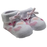 La Petite Couronne babysokken Hearts in giftbox newborn - thumbnail