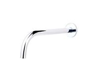 Wiesbaden SLIM 18mm uitloop rond 25 cm 1/2" chroom - thumbnail
