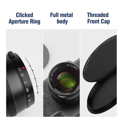 TTArtisan APS-C 50mm f1.2 MFT Black - thumbnail
