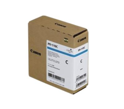Canon PFI-110C 160ml Cyaan inktcartridge Canon PFI-110C 160ml Cyaan inktcartridge