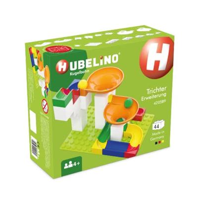 Hubelino knikkerbaan uitbreidingsset trechter, 44dlg. Hubelino knikkerbaan uitbreidingsset trechter, 44dlg.