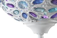 Plafondlamp DKD Home Decor 28 x 28 x 44 cm Metaal Wit Multicolour 50 W - thumbnail