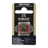 Rembrandt Aquarelverf Napje - Sienna Gebrand #411 - thumbnail