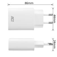 ACT USB-C Lader, 1-poort, 20W, Power Delivery, wit - thumbnail