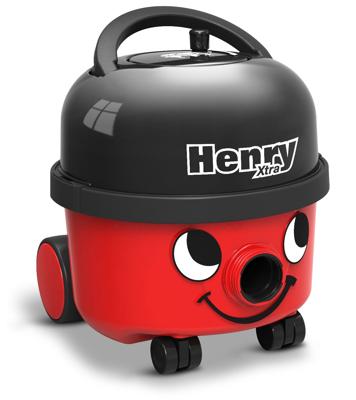 Numatic Henry Xtra HVX-160-11 met Kits XS0 - Stofzuiger met zak - Rood