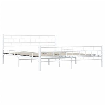 Bedframe metaal wit 160x200 cm
