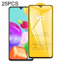 Voor Galaxy A41 25 PCS 9D Full Glue Full Screen Tempered Glass Film - thumbnail