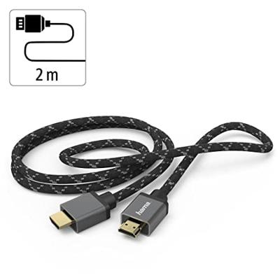 Hama Ultra high-speed HDMI-kabel, connector-connector, 8K, metaal, 2,0 m HDMI kabel