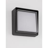 Lyora Vierkante wandlampCape antraciet - 9492550 - thumbnail