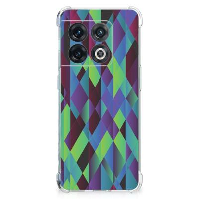OnePlus 10 Pro Shockproof Case Abstract Green Blue OnePlus 10 Pro Shockproof Case Abstract Green Blue