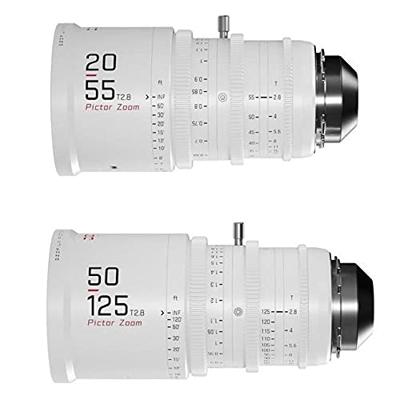 DZOFilm Pictor Zoom Bundle 20-55mm + 50-125mm T2.8 (white) DZOFilm Pictor Zoom Bundle 20-55mm + 50-125mm T2.8 (white)