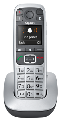 Gigaset E560 Analoge-/DECT-telefoon Zwart, Zilver Gigaset E560 Analoge-/DECT-telefoon Zwart, Zilver