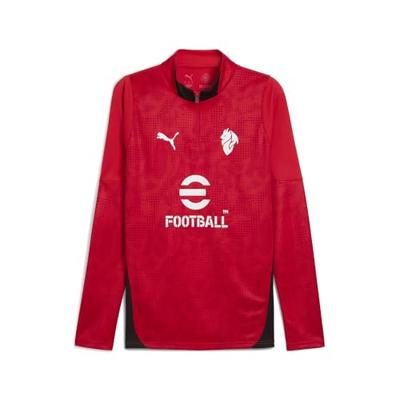 AC Milan 1/4 Zip Trainingspak Senior 2025/2026 Rood - Maat S - Kleur: RoodZwart | Soccerfanshop AC Milan 1/4 Zip Trainingspak Senior 2025/2026 Rood - Maat S - Kleur: RoodZwart | Soccerfanshop