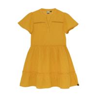 Indian Blue Jeans Zomer jurk meisjes - geel - kant - thumbnail