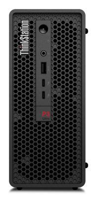 Lenovo ThinkStation P3 Ultra SFF Intel® Core™ i5 i5-14600 32 GB DDR5-SDRAM 512 GB SSD NVIDIA T400 Windows 11 Pro Mini Tower Workstation Black