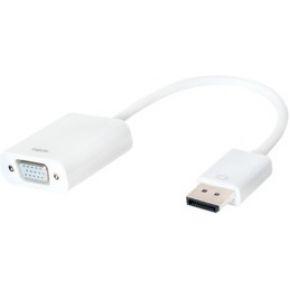LogiLink CV0059B DisplayPort Adapter [1x DisplayPort stekker - 1x VGA-bus] Wit 15.00 cm
