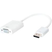 LogiLink CV0059B Adapter [1x DisplayPort stekker - 1x VGA-bus] Wit 15.00 cm - thumbnail