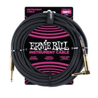 Ernie Ball 6086 Braided Instrument Cable, 5.5 meter, Black - thumbnail