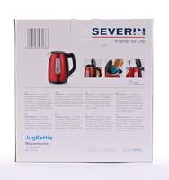 Severin WK3417 Waterkoker 1L 2200W Rood - thumbnail