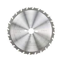 DeWalt Accessoires Cirkelzaagblad 250x30x24t, vlaktand- en spaanbegrensd, positief 10°, kerf 2,8mm - DT4202-QZ - thumbnail