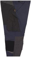 Blåkläder Service werkbroek met 4-weg stretch 14221645 | Donker marineblauw/Zwart | Maat 56 - 7330509734513 - thumbnail