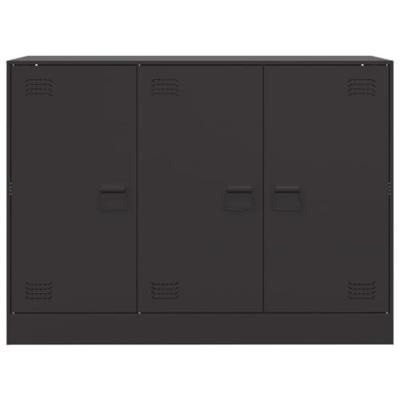 Dressoir 99x39x73 cm staal zwart