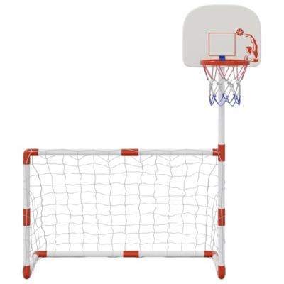 VidaXL Kindervoetbal- en basketbalset met ballen 98x50x70 cm