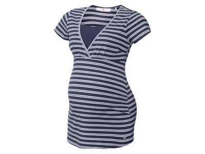 bellybutton Dames zwangerschapsshirt (42, Donkerblauw/wit gestreept) bellybutton Dames zwangerschapsshirt (42, Donkerblauw/wit gestreept)
