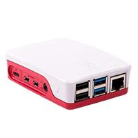 Raspberry Pi® ALLNET - Raspberry Pi 4 Zubehör - offizielles Gehäuse rot/weiß fuer 4 SBC-behuizing Geschikt voor model: Raspberry Pi® 4 B Rood, Wit - thumbnail