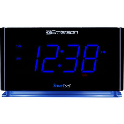 Emerson Radio CKS1507 wekker digitaal alarm klok zwart, zilver