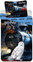 Harry Potter Hogwarts Express Dekbedovertrek - 140 x 200 cm - 70 x 90 cm - katoen - thumbnail