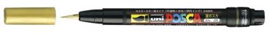 Paintmarker uni posca pcf350 brush 1-10mm goud | 5 stuks Paintmarker uni posca pcf350 brush 1-10mm goud | 5 stuks