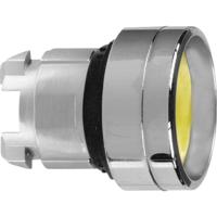 Schneider Electric ZB4BA56 ZB4BA56 Terugstelbaar (Ø) 22 mm Zonder markering Chroom, Geel 1 stuk(s) - thumbnail