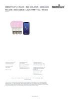 3X Set van Smart E27 led lamp Kleur Bluetooth - thumbnail