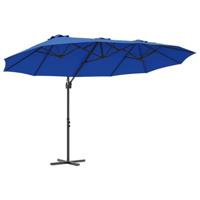Tuin Cantilever Parasol met slot azuurblauw 372 x 198 x 253 cm - thumbnail