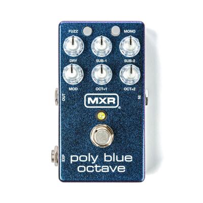 MXR M306 Poly Blue Octave pitch-shifter met optionele fuzz en modulatie