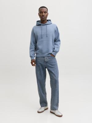 Jack - Jones Jjestar Jj Sweat Hood Noos Hoodies Blue Mirage