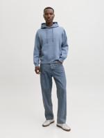 Jack - Jones Jjestar Jj Sweat Hood Noos Hoodies Blue Mirage - thumbnail