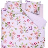 Cinderella Vivienne dekbedovertrek - 2-persoons (200x200/220 cm + 2 slopen) - Katoen satijn - Lilac - thumbnail