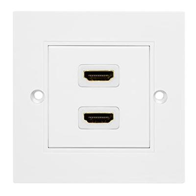 LogiLink AH0015 HDMI Adapter [1x HDMI-bus - 2x HDMI-bus] Wit