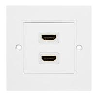 LogiLink AH0015 HDMI Adapter [1x HDMI-bus - 2x HDMI-bus] Wit - thumbnail