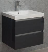 Wiesbaden Vision onderkast+ 2 laden 60x46 hoogglans grijs - thumbnail