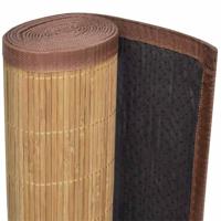 VidaXL Tapijt 160x230 cm bamboe bruin - thumbnail