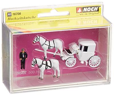 NOCH 16706 H0 Trouwkoets figuren Geverfd, Staand