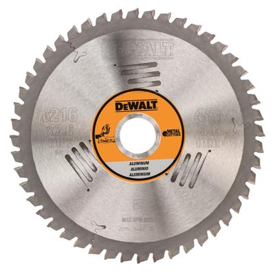 DeWALT Cirkelzaagblad voor Aluminium | Ø 216mm Asgat 30mm 48T - DT1914-QZ