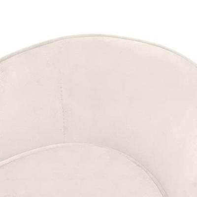 Hondenbank 69x49x40 cm pluche crèmekleurig