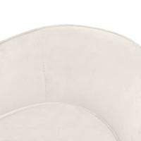 Hondenbank 69x49x40 cm pluche crèmekleurig - thumbnail