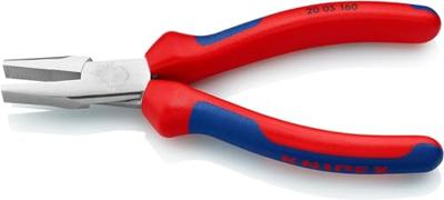 Knipex Platbuigtang verchroomd met meer-componentengrepen 160 mm - 2005160 - thumbnail