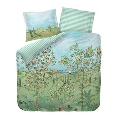 Pip Studio Pip Studio La Campagna Dekbedovertrekken- Green 240x200/220 cm